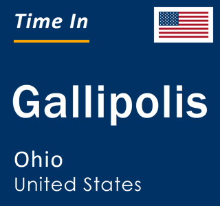 Current local time in Gallipolis, Ohio, United States