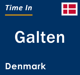 Current local time in Galten, Denmark