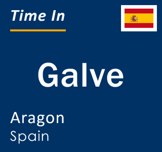 Current local time in Galve, Aragon, Spain