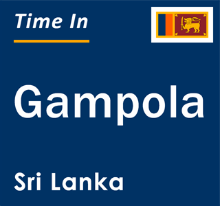 Current local time in Gampola, Sri Lanka