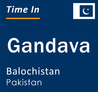 Current local time in Gandava, Balochistan, Pakistan