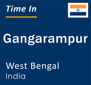 Current local time in Gangarampur, West Bengal, India