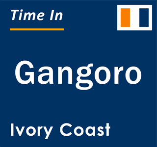 Current local time in Gangoro, Ivory Coast