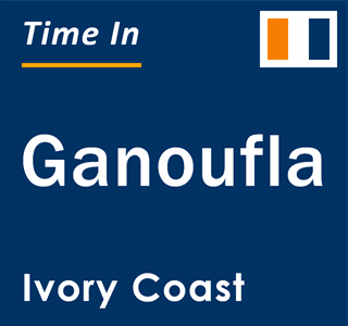 Current local time in Ganoufla, Ivory Coast