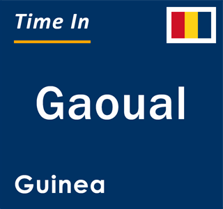 Current local time in Gaoual, Guinea