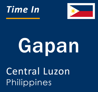 Current local time in Gapan, Central Luzon, Philippines
