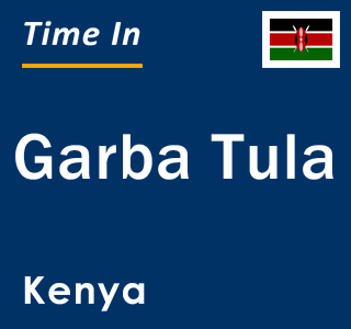 Current local time in Garba Tula, Kenya
