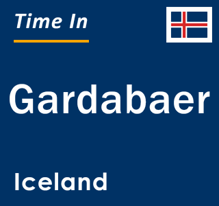 Current time in Gardabaer, Iceland