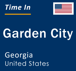 Current local time in Garden City, Georgia, United States