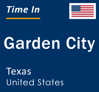 Current local time in Garden City, Texas, United States