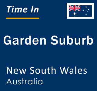 Current local time in Garden Suburb, New South Wales, Australia