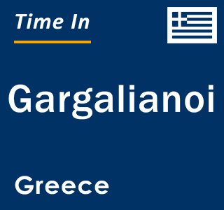 Current local time in Gargalianoi, Greece