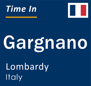 Current local time in Gargnano, Lombardy, Italy