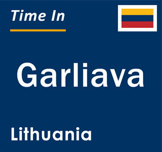 Current local time in Garliava, Lithuania