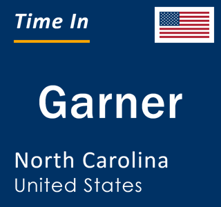 Current local time in Garner, North Carolina, United States