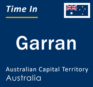 Current time in Garran, Australian Capital Territory, Australia
