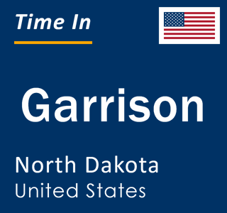 Current local time in Garrison, North Dakota, United States