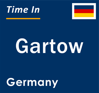 Current local time in Gartow, Germany