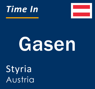 Current local time in Gasen, Styria, Austria