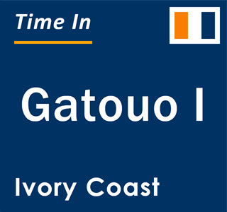 Current local time in Gatouo I, Ivory Coast