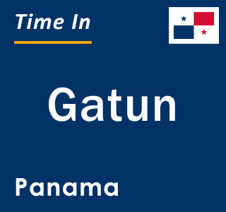 Current local time in Gatun, Panama