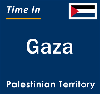 Current local time in Gaza, Palestinian Territory