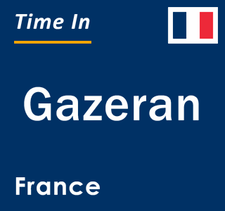 Current local time in Gazeran, France