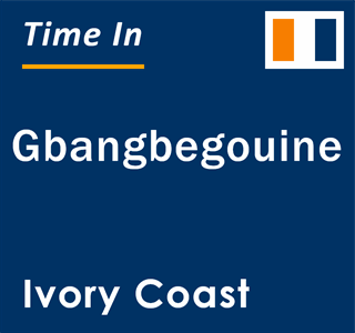 Current local time in Gbangbegouine, Ivory Coast