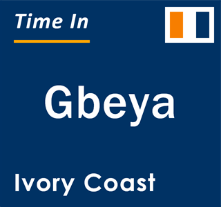 Current local time in Gbeya, Ivory Coast