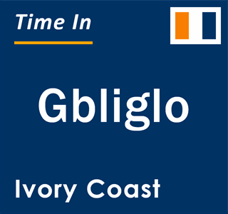 Current local time in Gbliglo, Ivory Coast