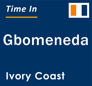 Current local time in Gbomeneda, Ivory Coast