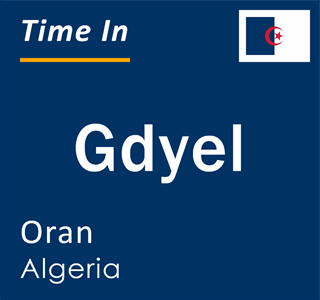 Current local time in Gdyel, Oran, Algeria