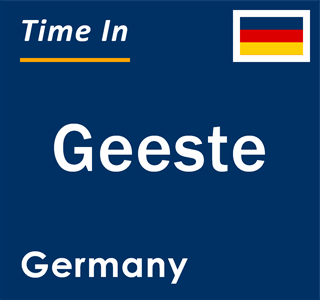 Current local time in Geeste, Germany