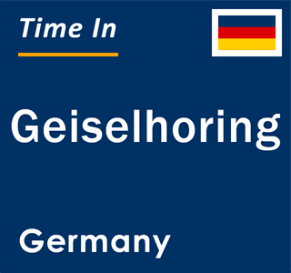 Current local time in Geiselhoring, Germany