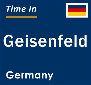 Current local time in Geisenfeld, Germany