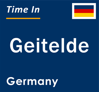 Current local time in Geitelde, Germany