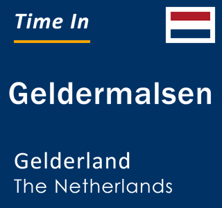 Current local time in Geldermalsen, Gelderland, Netherlands