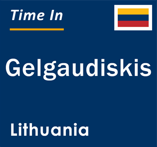Current local time in Gelgaudiskis, Lithuania