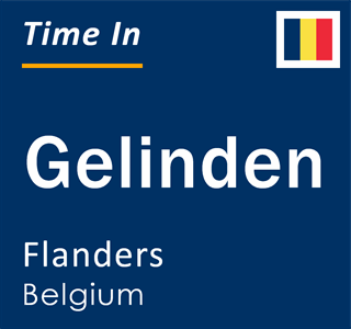 Current local time in Gelinden, Flanders, Belgium