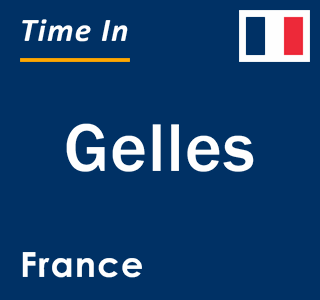 Current local time in Gelles, France