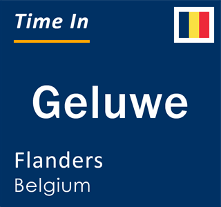 Current local time in Geluwe, Flanders, Belgium