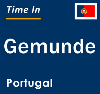 Current local time in Gemunde, Portugal