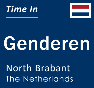 Current local time in Genderen, North Brabant, The Netherlands