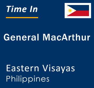 Current local time in General MacArthur, Eastern Visayas, Philippines