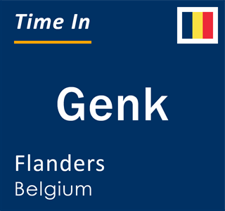 Current local time in Genk, Flanders, Belgium