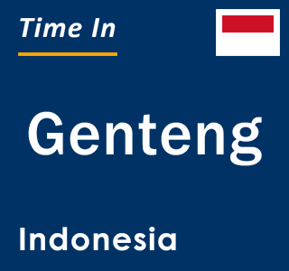 Current local time in Genteng, Indonesia