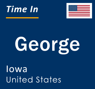 Current local time in George, Iowa, United States