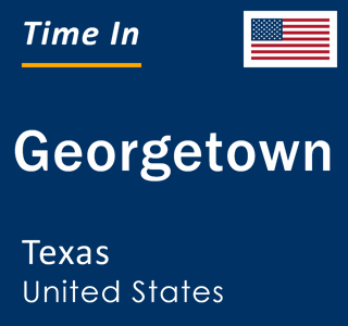 Current local time in Georgetown, Texas, United States