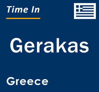 Current local time in Gerakas, Greece