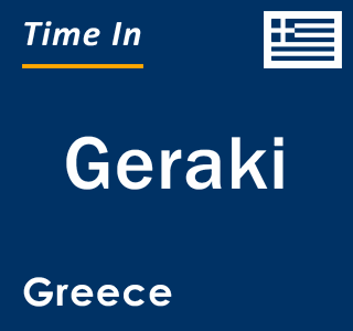 Current local time in Geraki, Greece